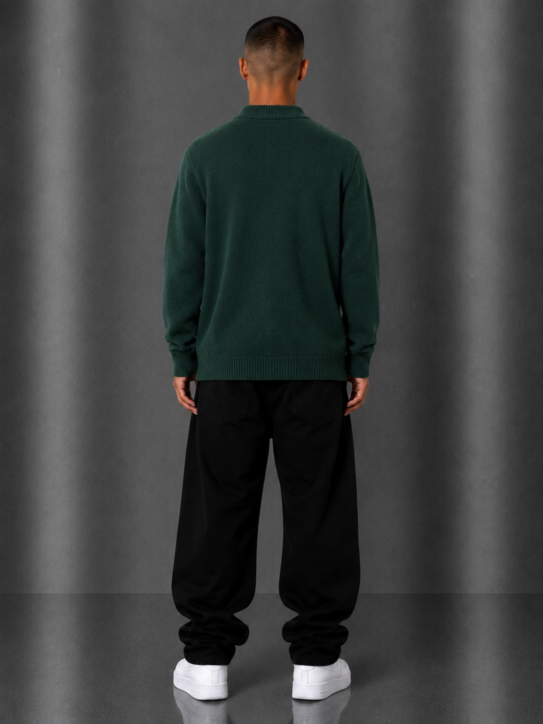 Lyle&Scott Sweater M Dunkelgrün