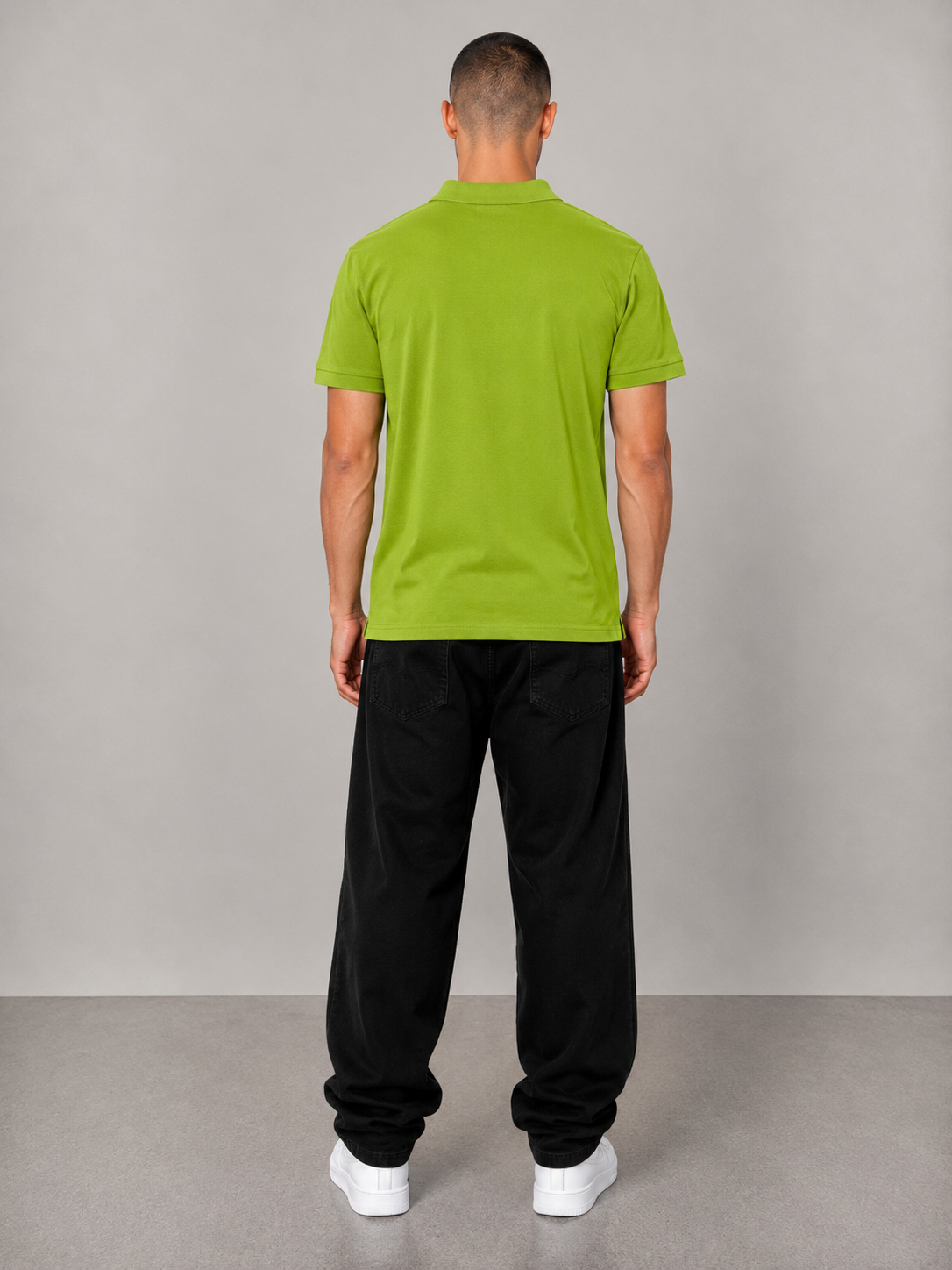 Lyle&Scott Poloshirt L grün