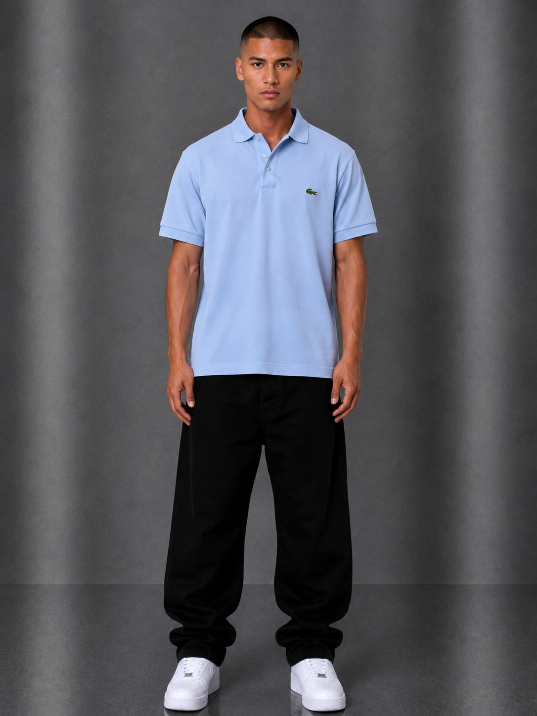 Lacoste Poloshirt L hellblau