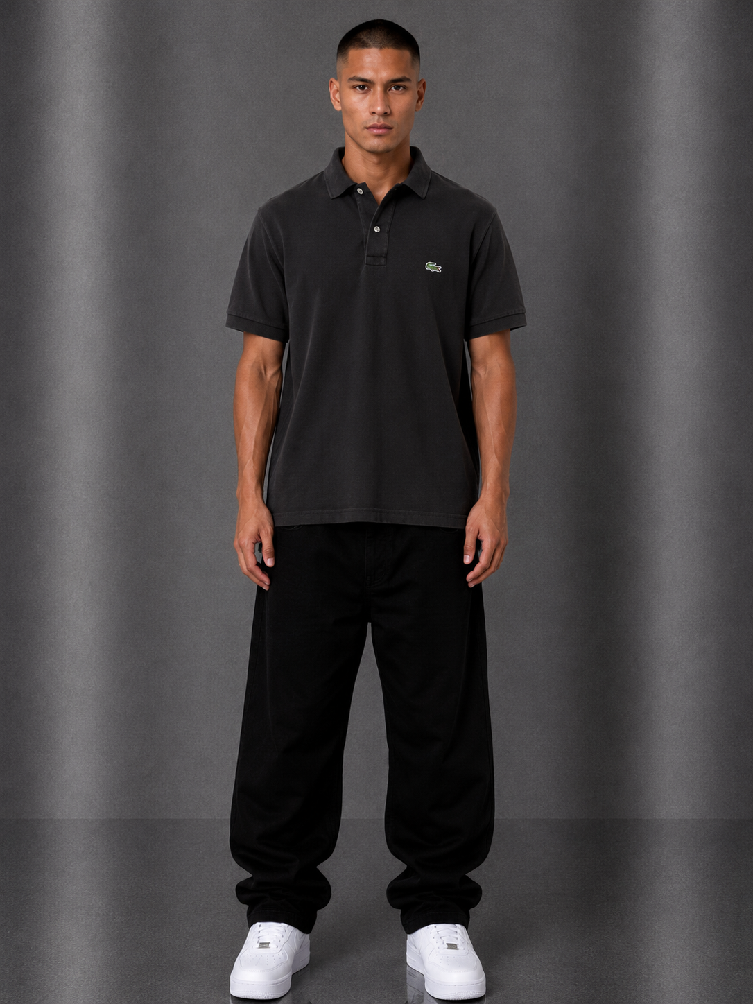 Lacoste Poloshirt S schwarz