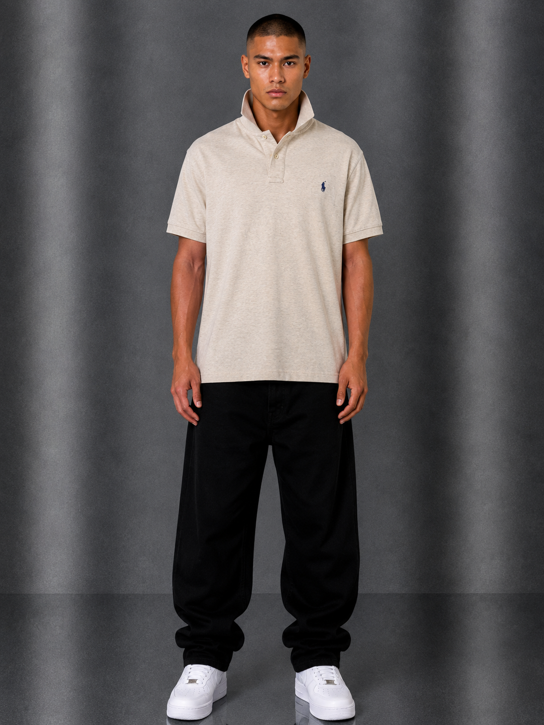 Ralph Lauren Poloshirt L beige