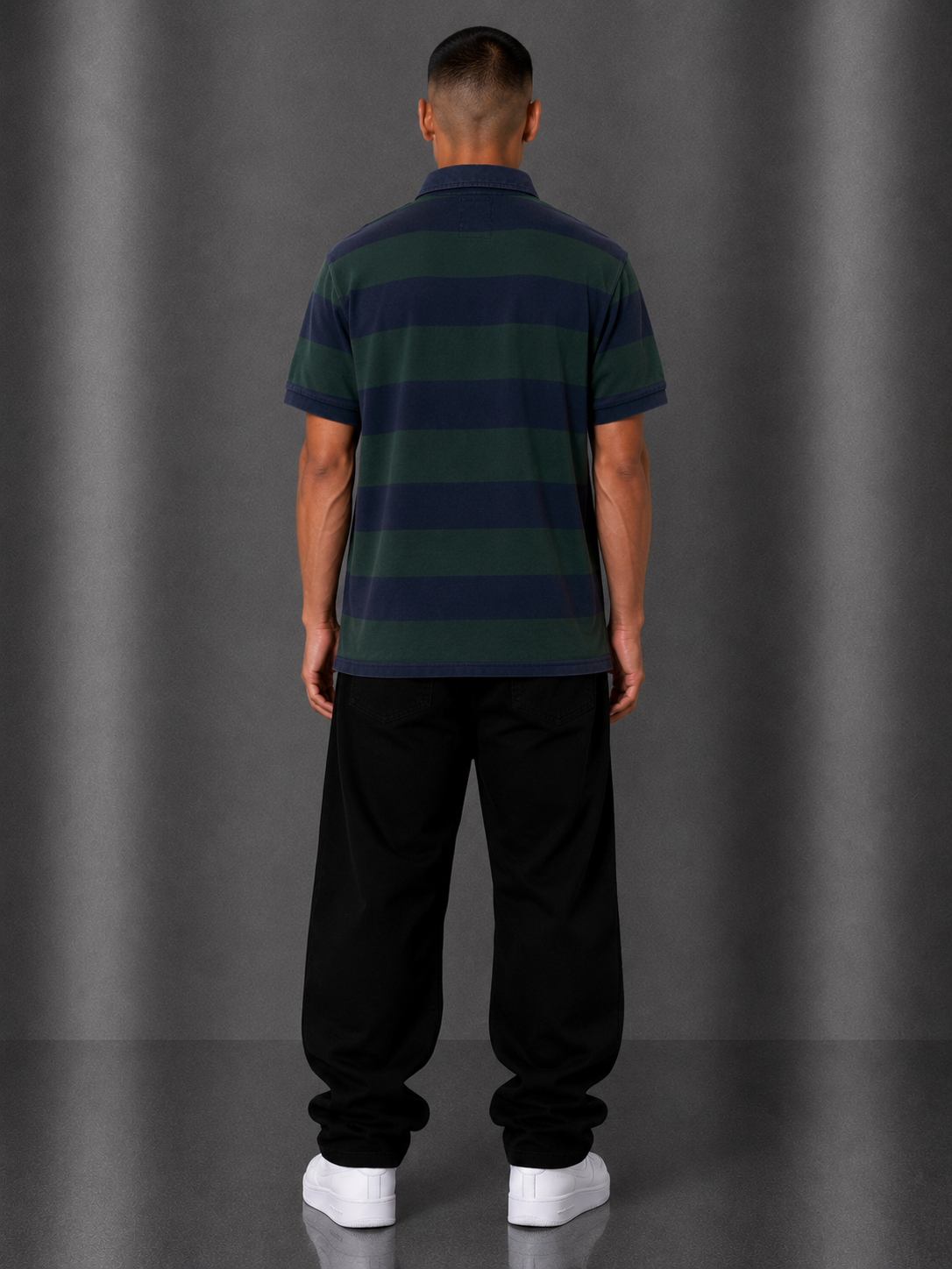 Ralph Lauren Poloshirt L Chief Keef blau/grün