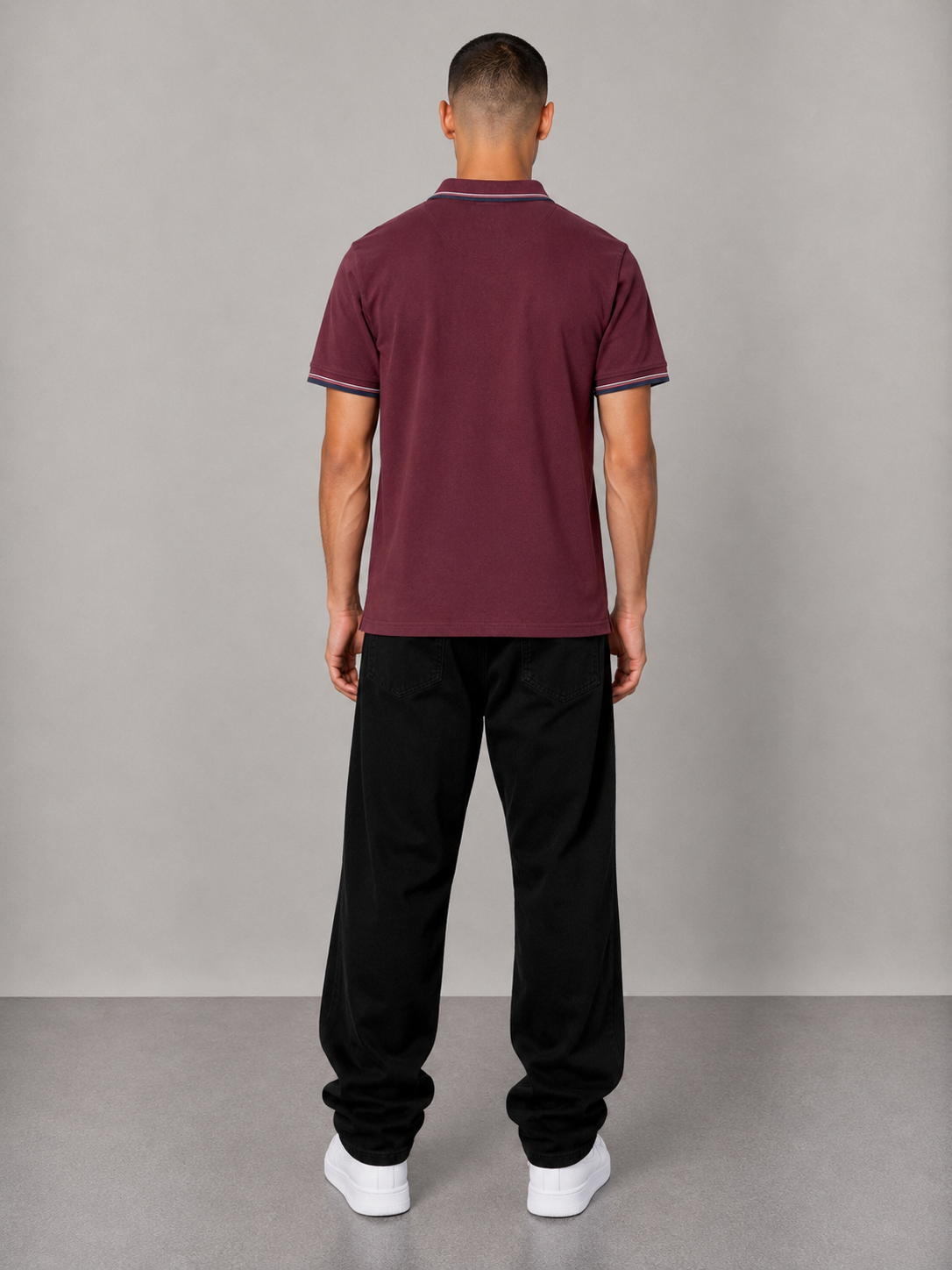 Lyle&Scott Poloshirt XL burgunder-rot