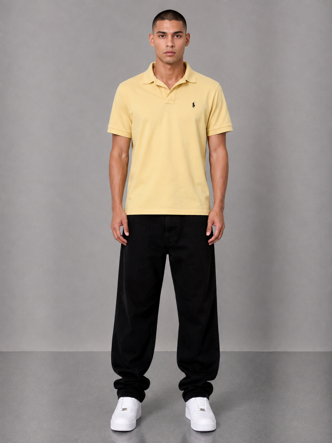 Ralph Lauren Poloshirt L Gelb