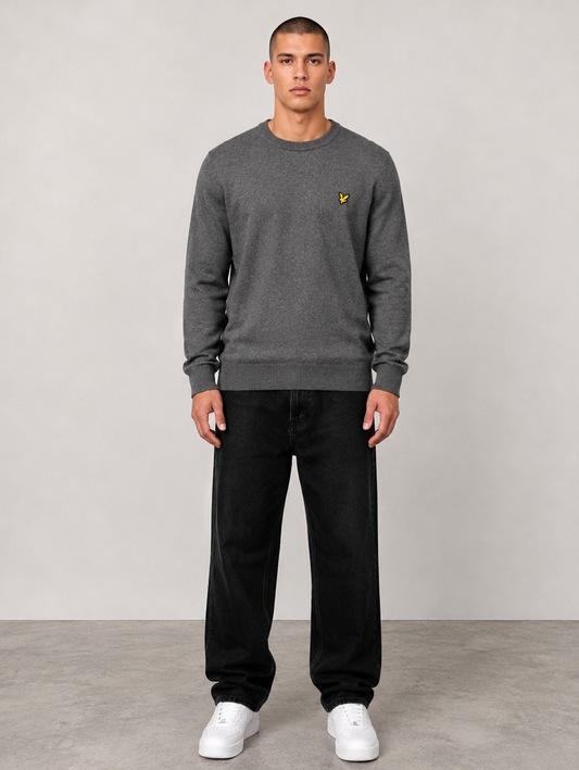 Lyle&Scott Sweater L grau