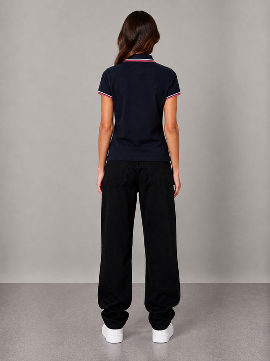 Fred Perry Poloshirt M schwarz