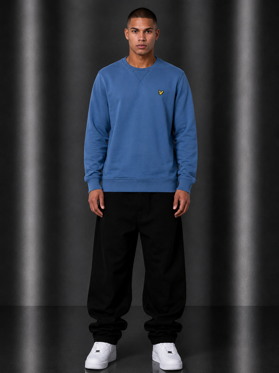 Lyle&Scott Sweater M blau