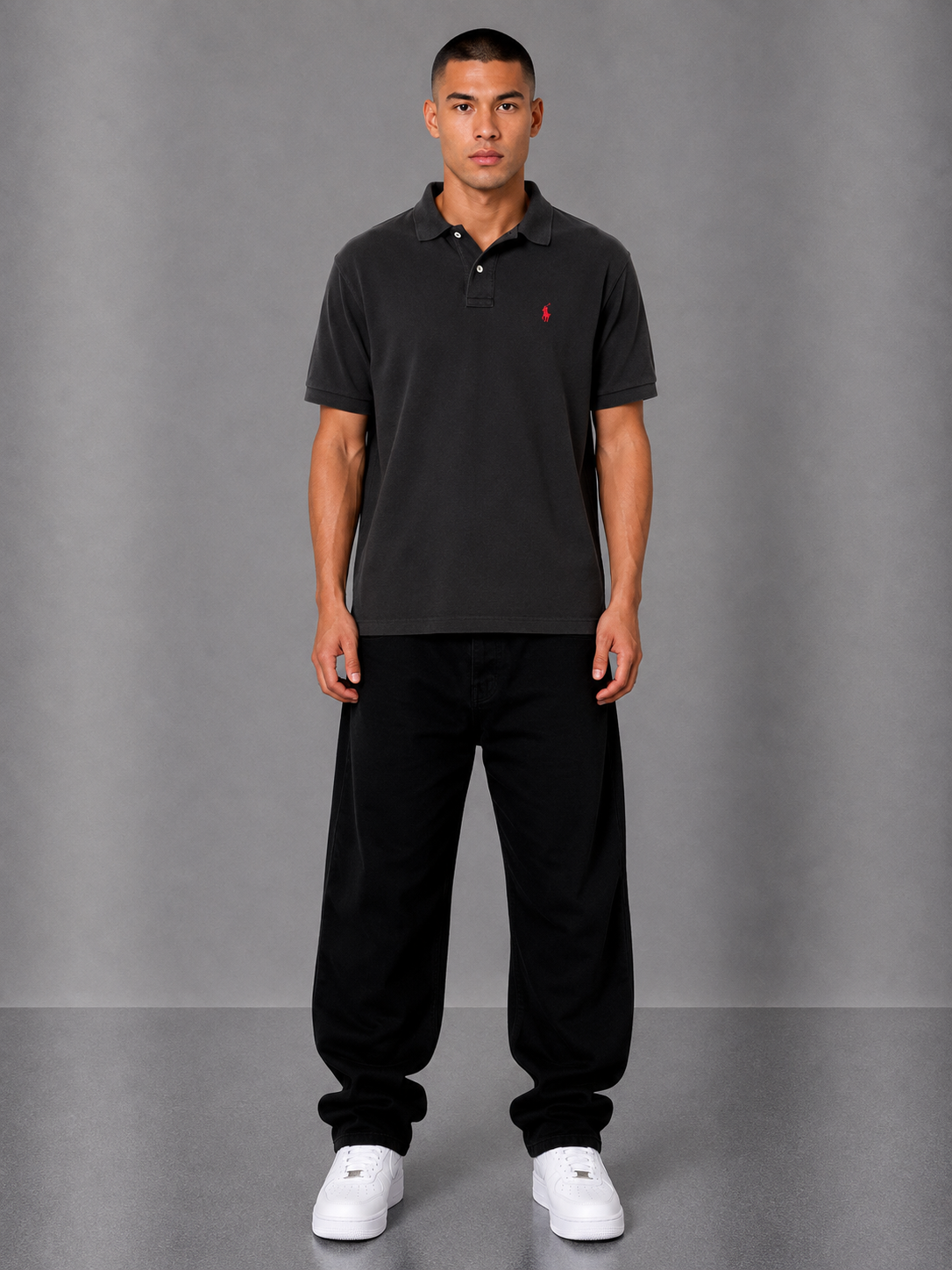 Ralph Lauren Poloshirt M schwarz