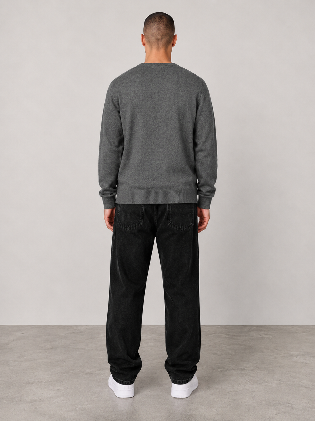 Lyle&Scott Sweater L grau