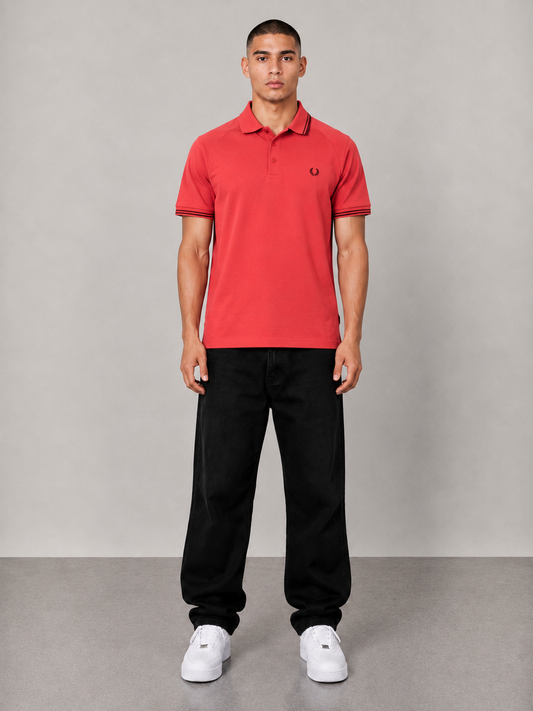 Fred Perry Poloshirt XL lachsrot