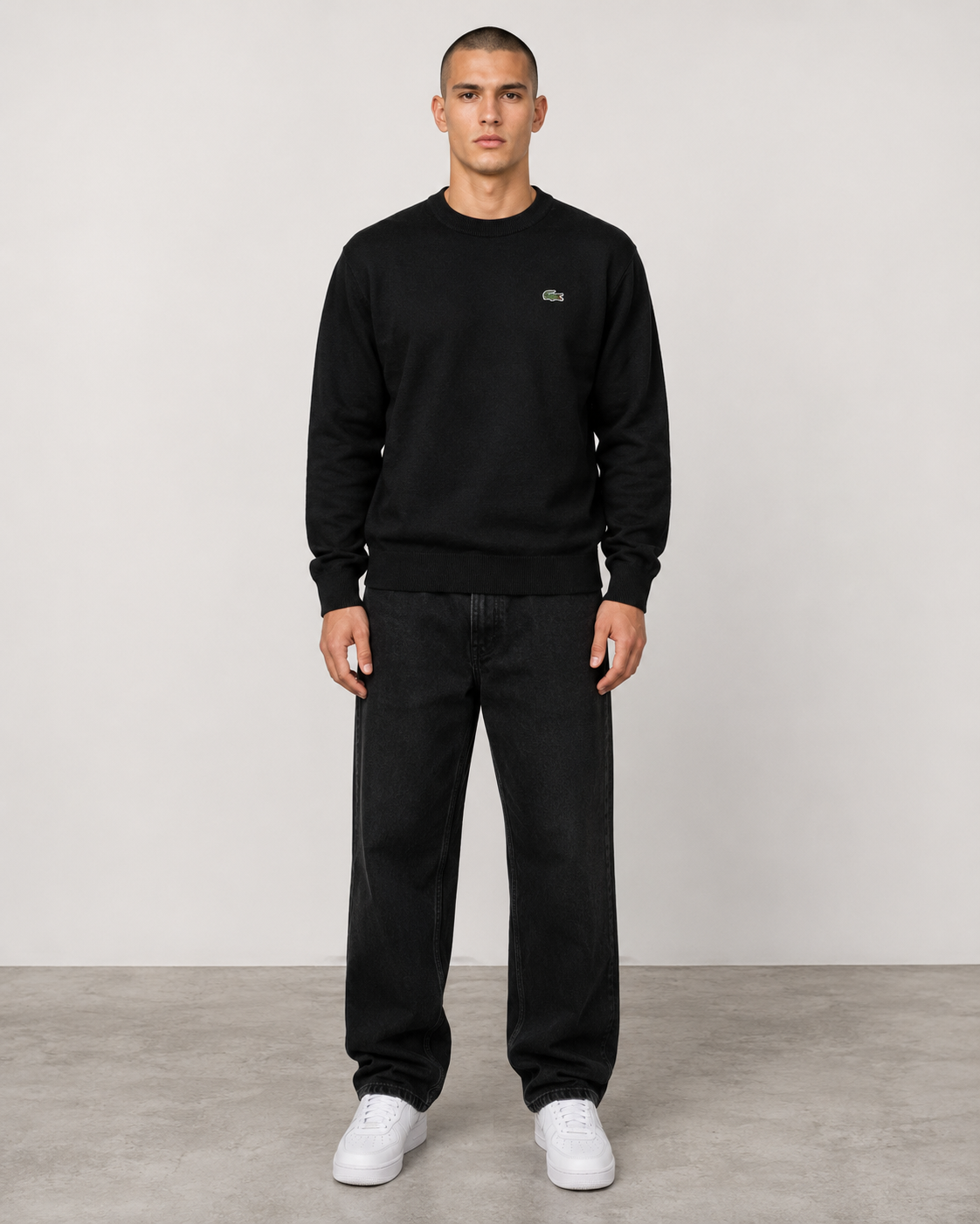 Lacoste Sweater M schwarz