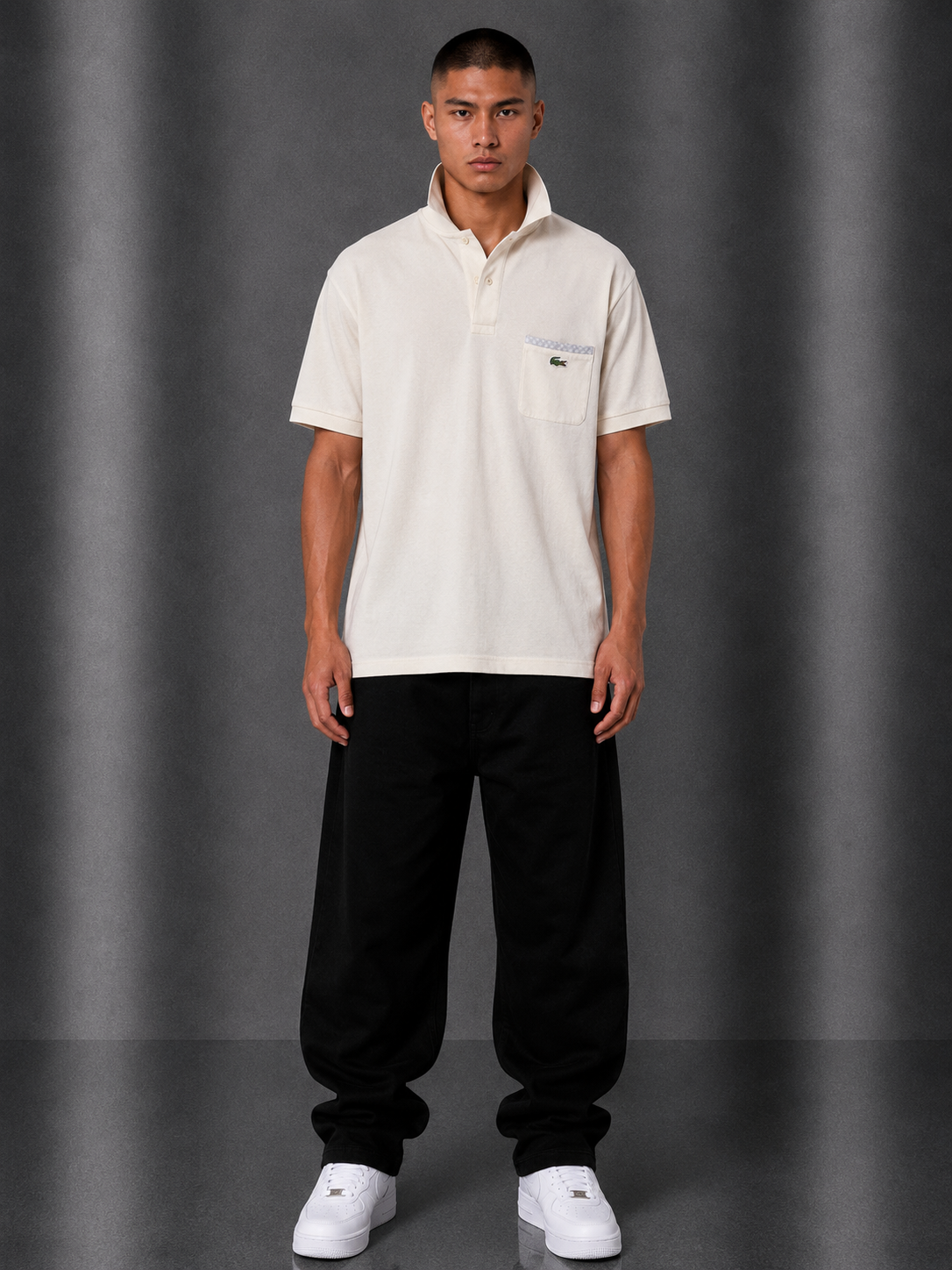 Lacoste Poloshirt S weiß