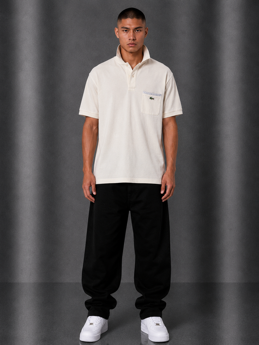 Lacoste Poloshirt S weiß