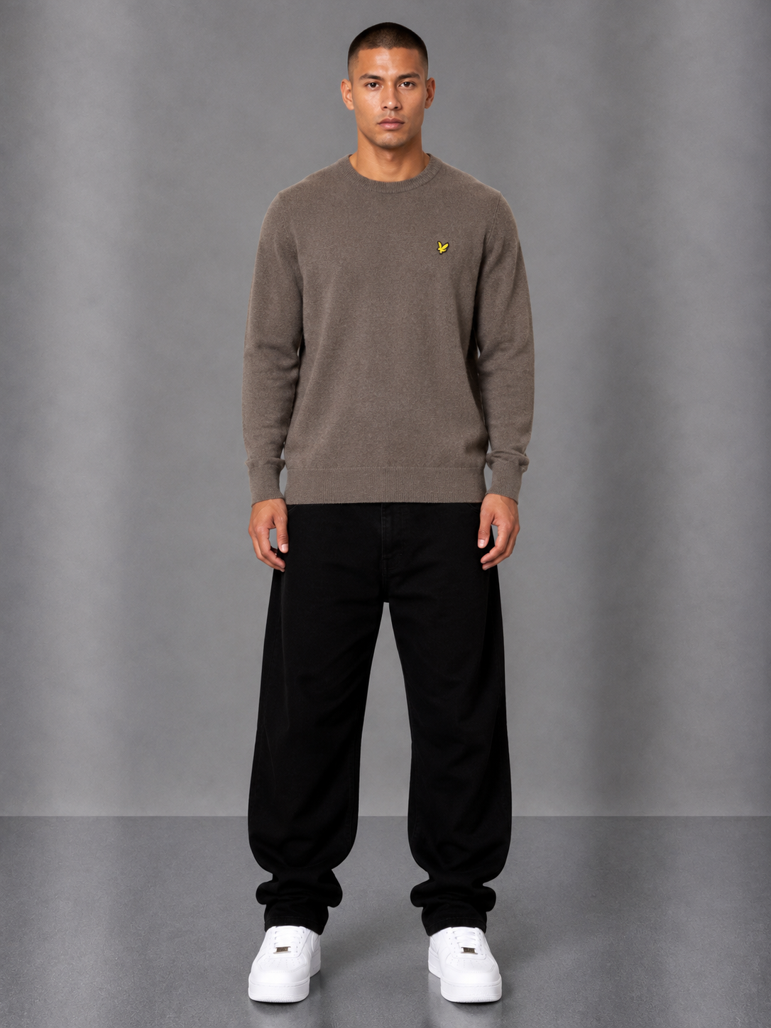 Lyle&Scott Sweater M grau