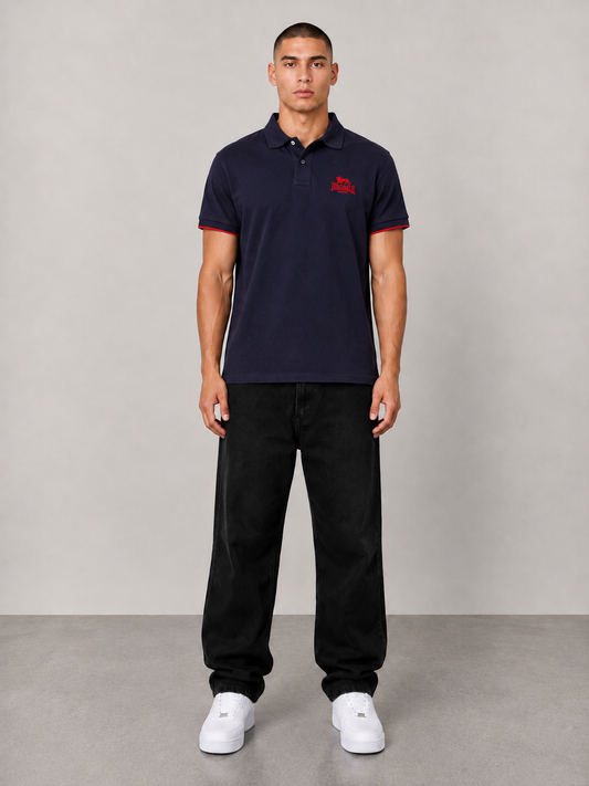 Lonsdale Poloshirt M Navy Blue