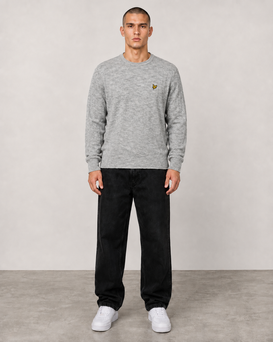 Lyle&Scott Sweater M grau