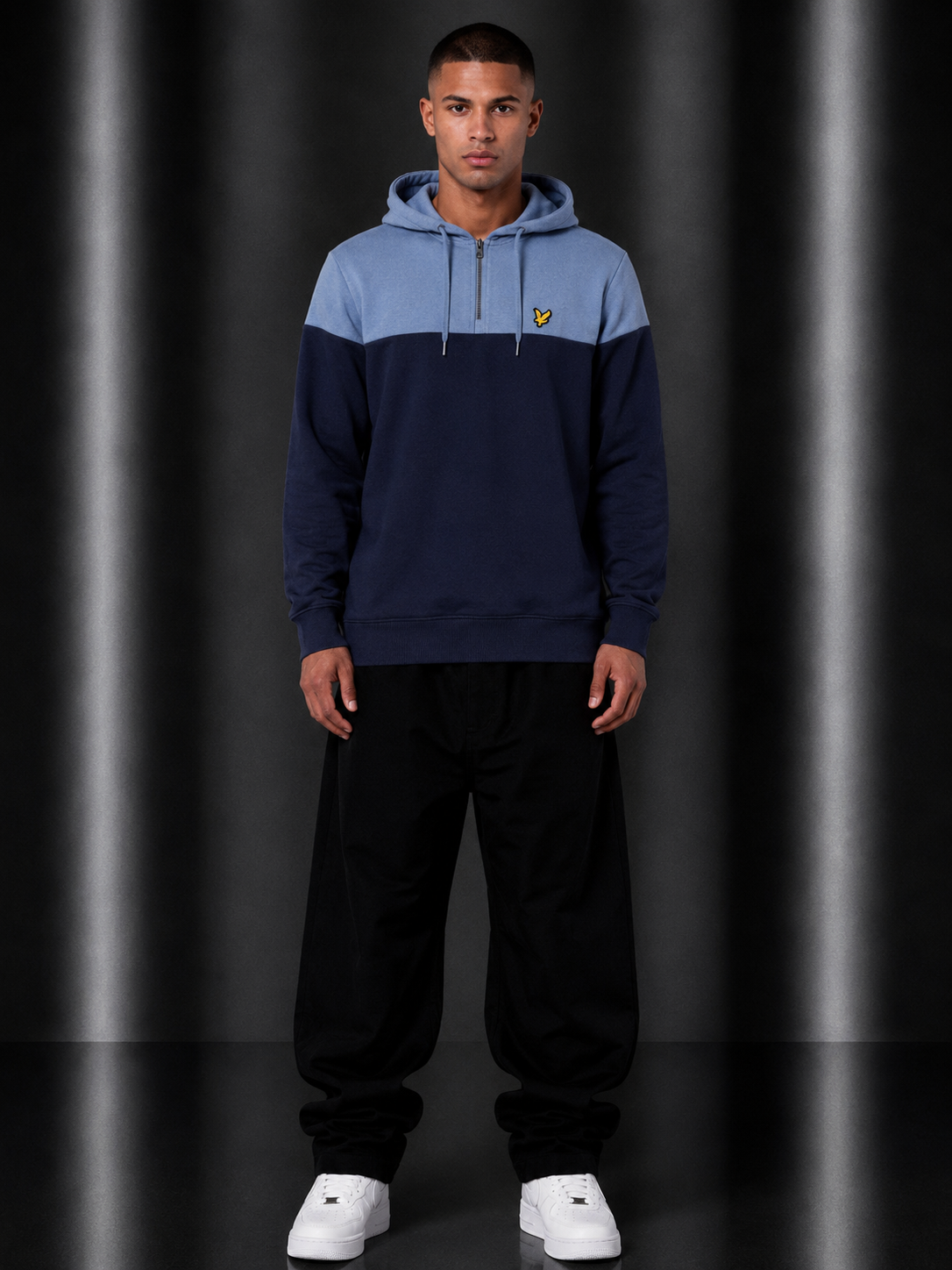 Lyle&Scott Hoodie L blau