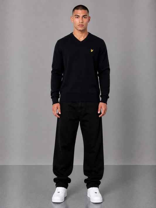 Lyle& Scott Sweater M schwarz