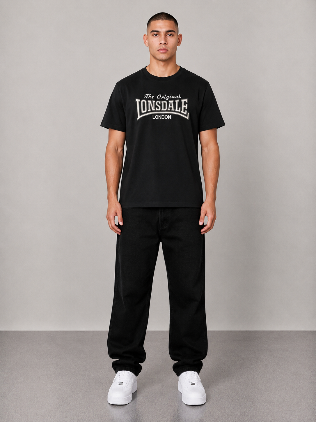 Lonsdale T-Shirt XL schwarz