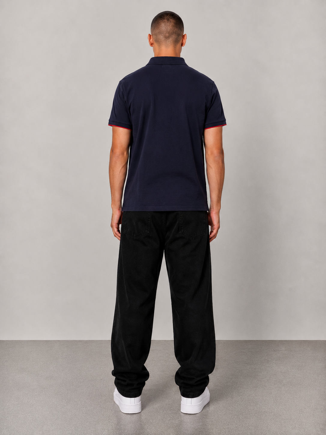 Lonsdale Poloshirt M Navy Blue
