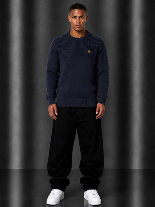 Lyle&Scott Sweater M Navy Blue