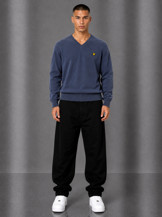 Lyle&Scott Sweater M Navy Blue