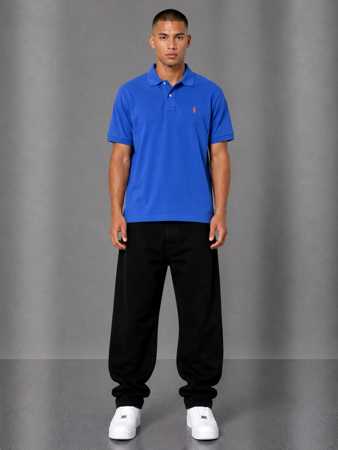 Ralph Lauren Poloshirt L blau
