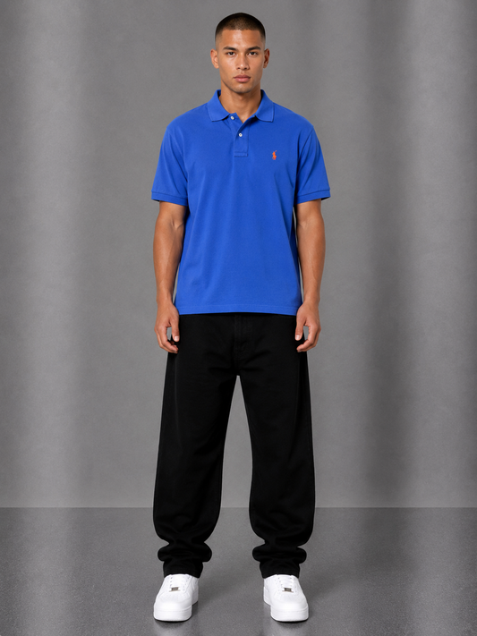 Ralph Lauren Poloshirt L blau