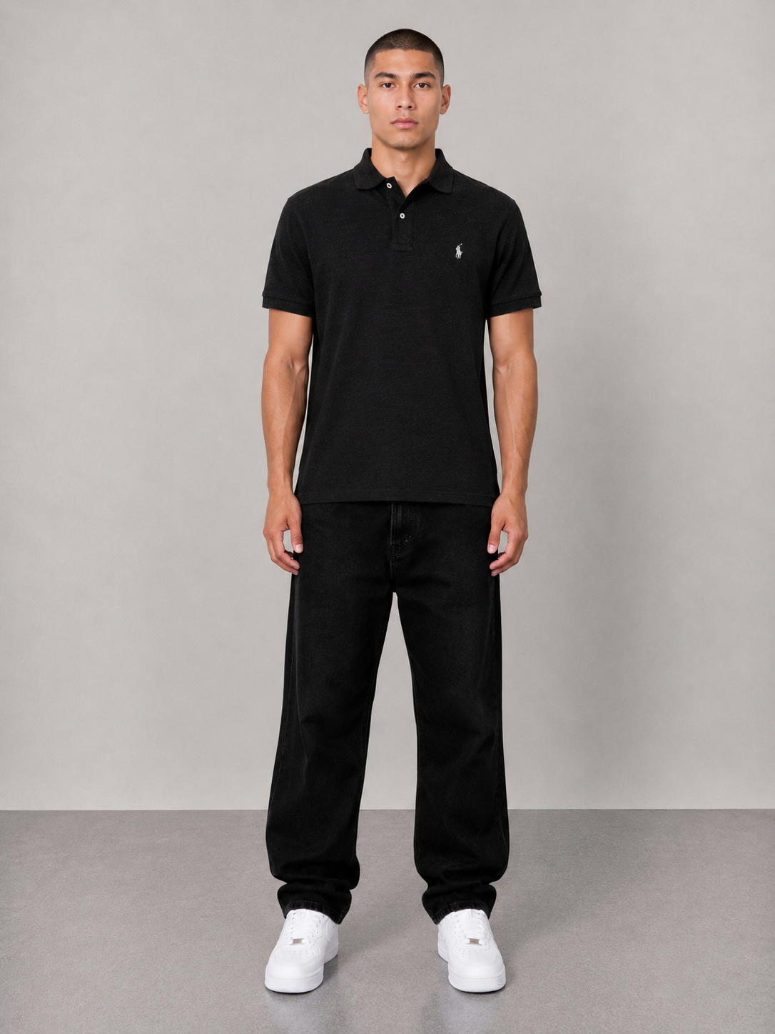 Ralph Lauren Poloshirt M schwarz